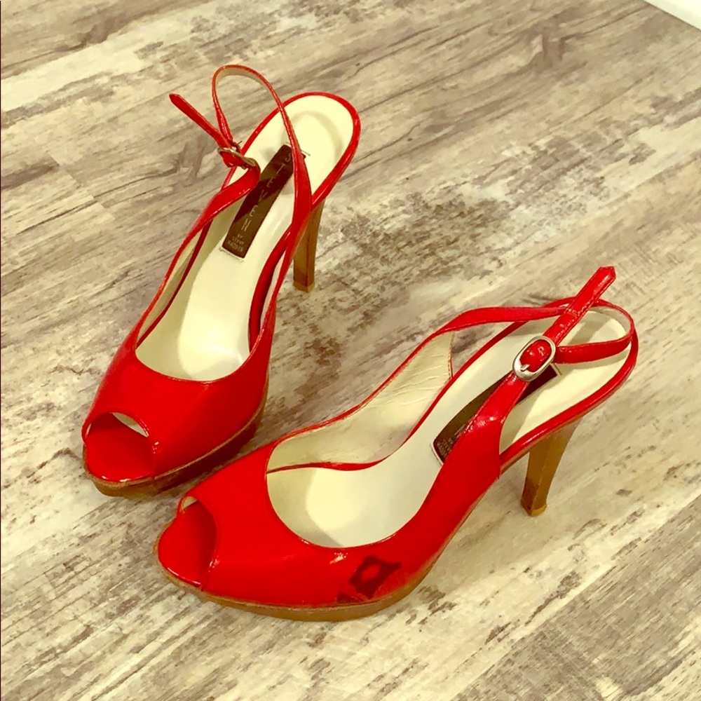 Steven by Steve Madden heels. Size 6.5. Red.